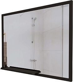 Grossman Мебель для ванной Лофт 90 GR-3015 подвесная веллингтон/черный – фотография-7